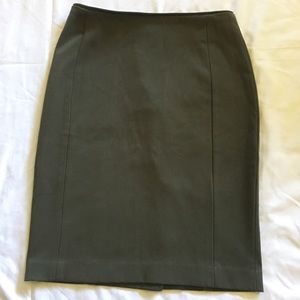 H&M Olive Green Pencil Skirt -6